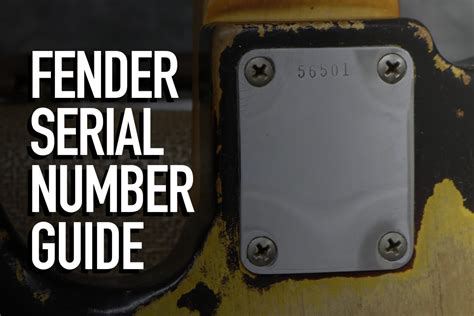 fender acoustic serial number dating.